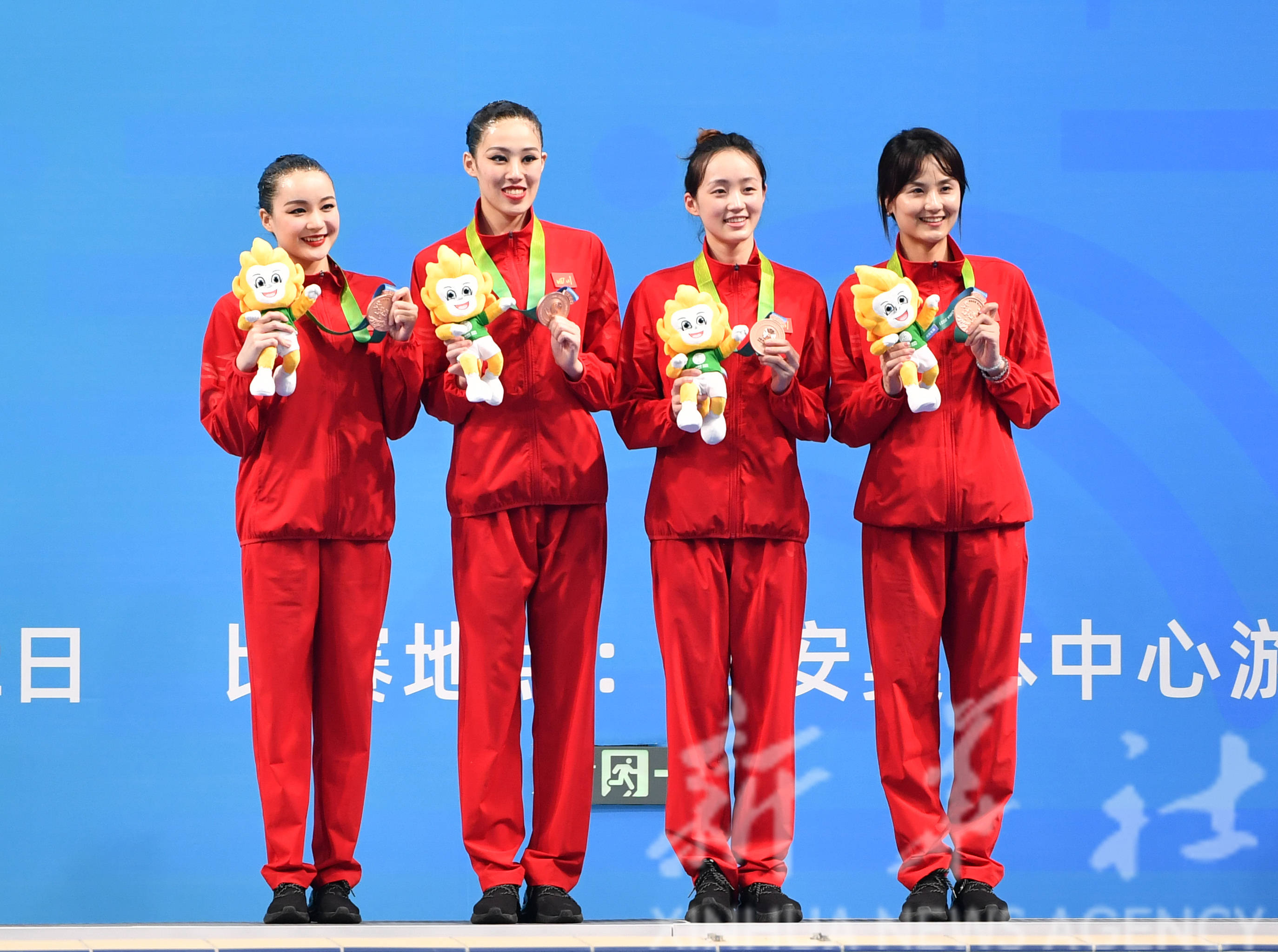 中国花腔游泳队