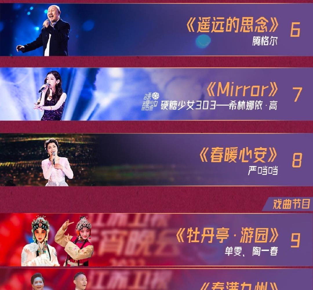 江苏卫视2013节目单