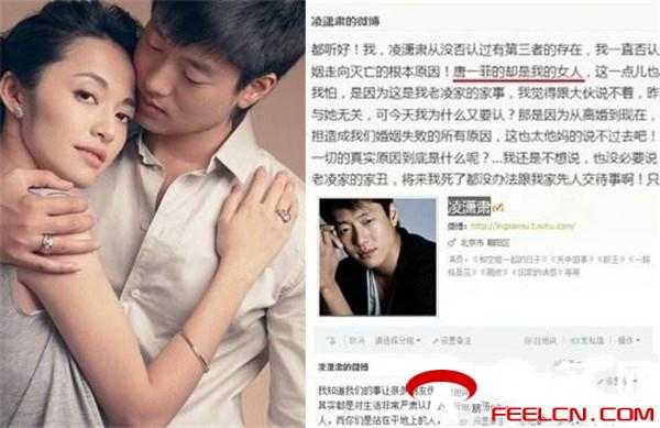 凌潇肃回应姚晨出轨 凌潇肃姚晨为什么分离 