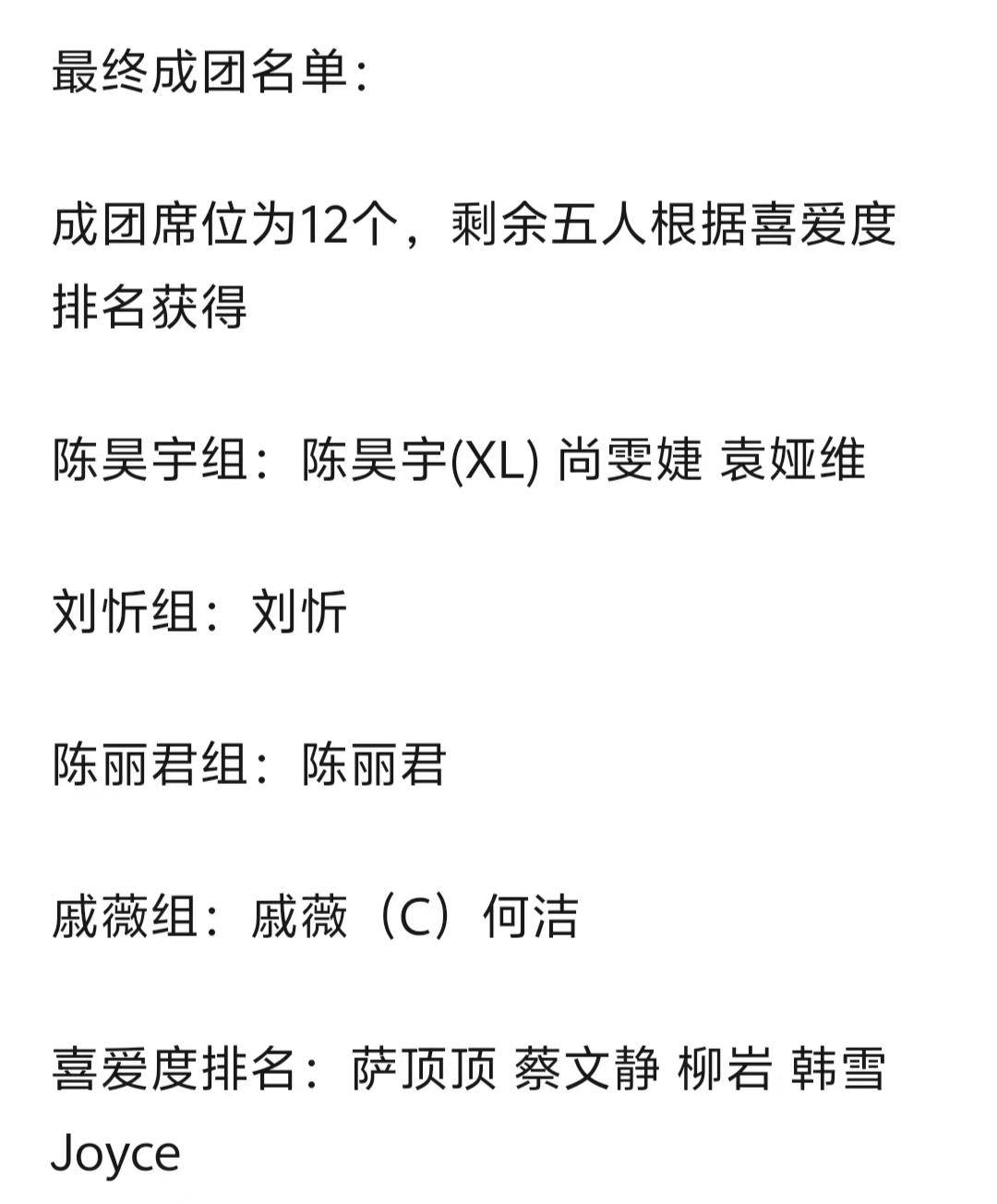浪姐3五公演淘汰名单 浪姐第5次公演淘汰名单