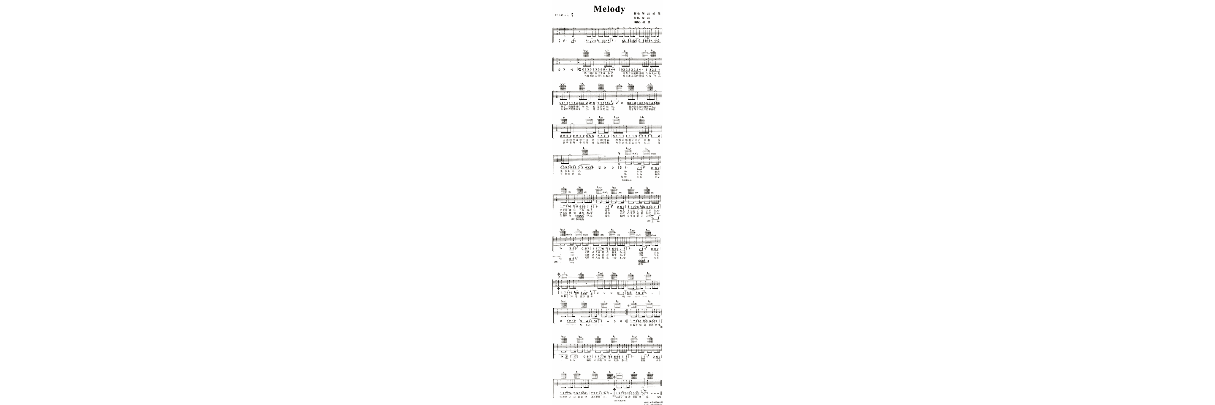 melody的意思 melody什么含义