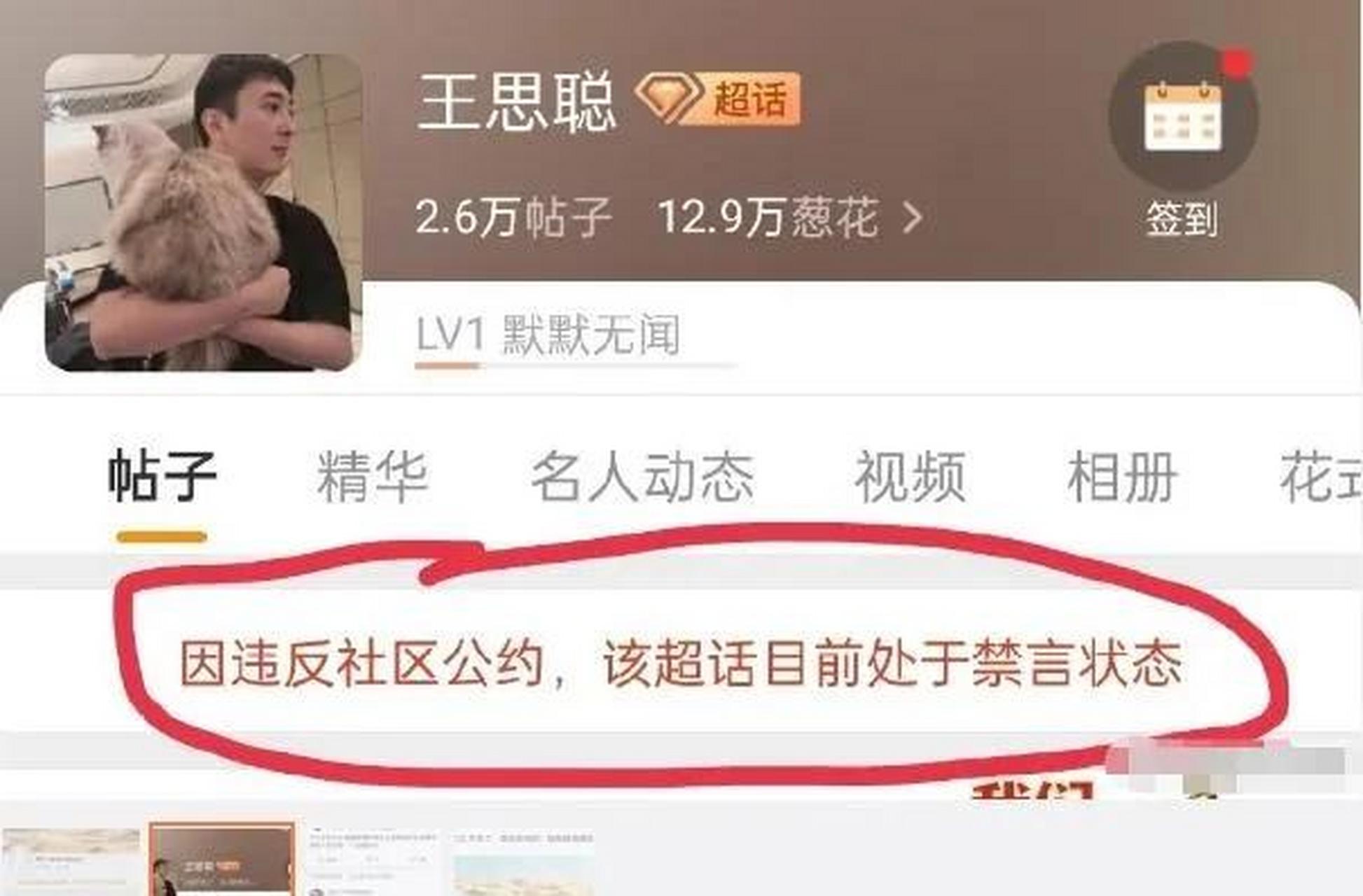 王思聪封号原因 王思聪封号原因阐发 王思聪封号原因 王思聪封号原因阐发